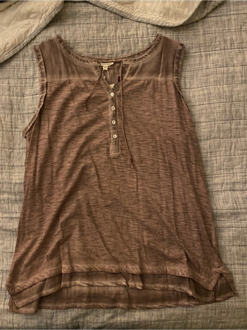 Brown/Burgundy Tank Top
